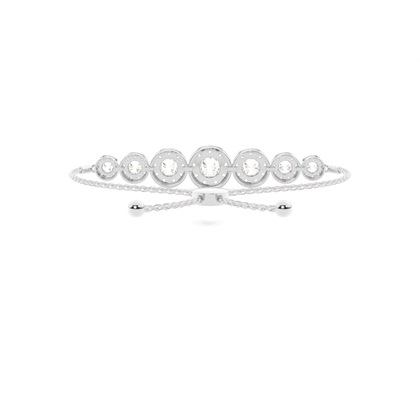 Micro Prong Einstellung Diamant Bolo Armband