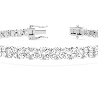 Prong Setting Round Tennis Bracelet