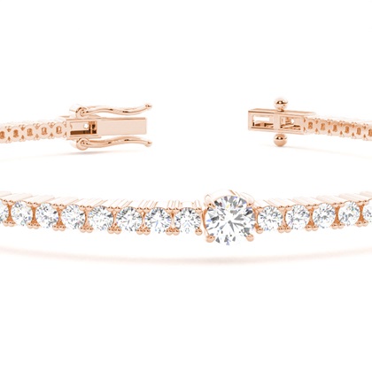 Rose Gold Diamond Bracelets