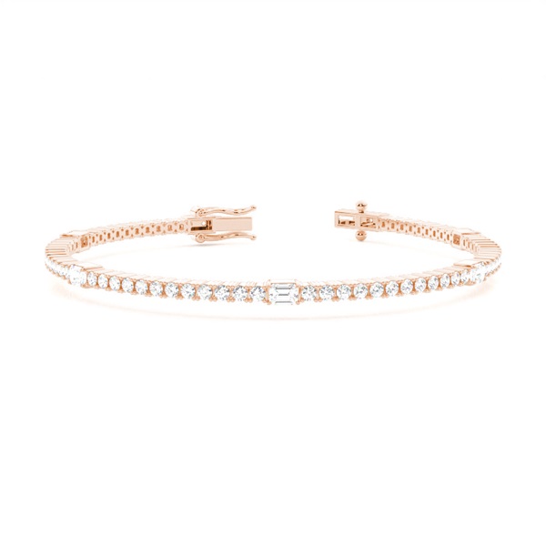 Claw Prong Emerald Tennis Bracelet