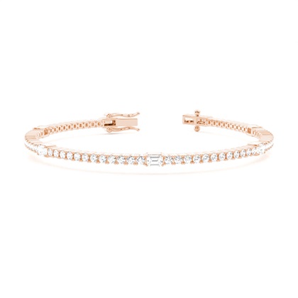 Rose Gold Diamond Bracelets