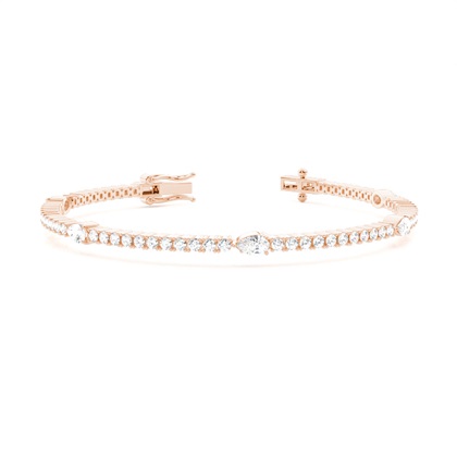 Rose Gold Diamond Bracelets