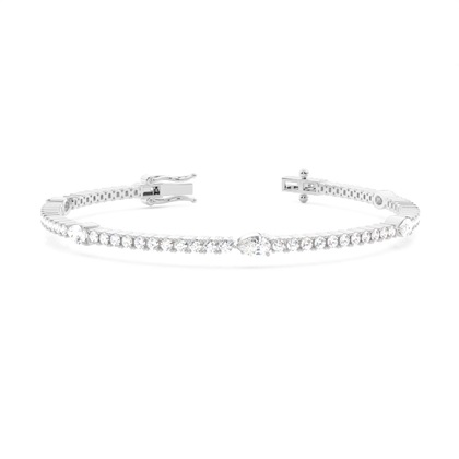 White Gold Diamond Bracelets