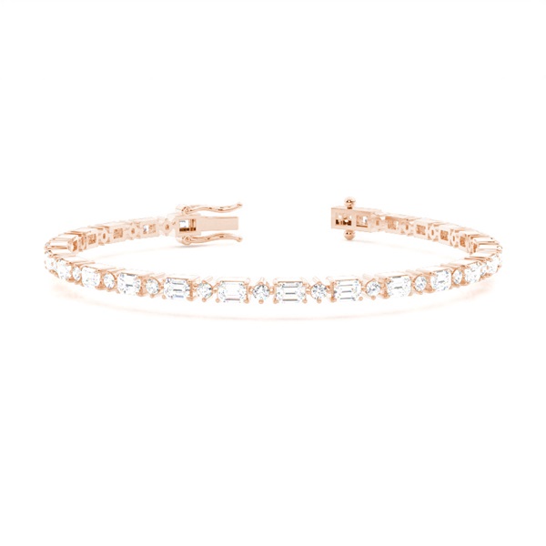 Claw Prong Emerald Tennis Bracelet