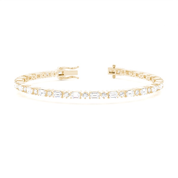 Claw Prong Emerald Tennis Bracelet
