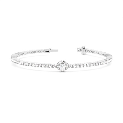 White Gold Diamond Tennis Bracelet