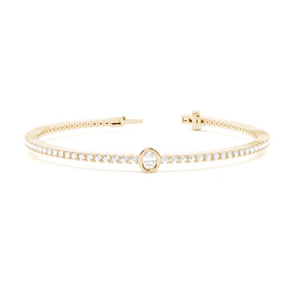 Oval Diamond Bracelets