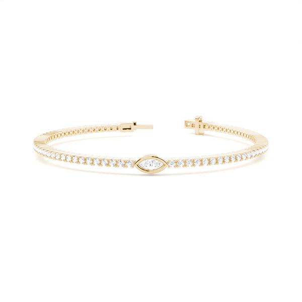 Full Bezel Marquise Tennis Bracelet