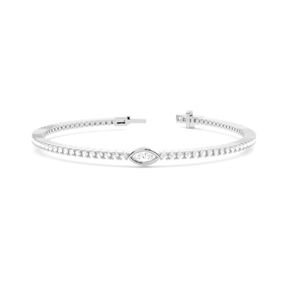 White Gold Diamond Bracelets