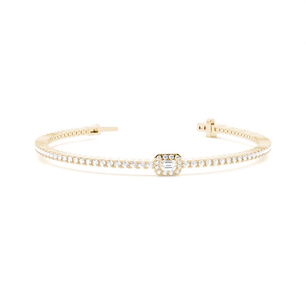 Claw Prong Emerald Tennis Bracelet