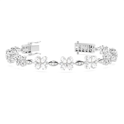 Prong Set Diamond Vintage Look Tennis Bracelet
