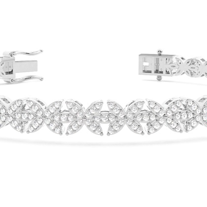 Zinken Set Diamond Vintage Look Tennisarmband