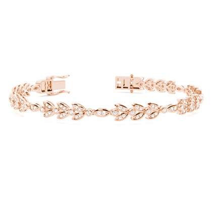 Rose Gold Diamond Bracelets