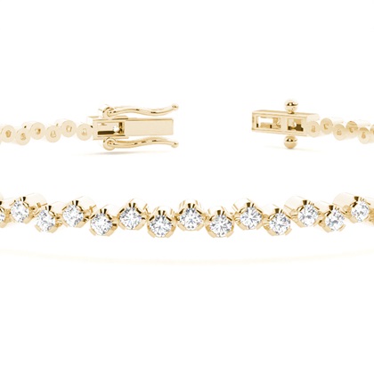 Yellow Gold Diamond Bracelets