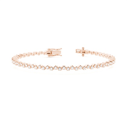 Prong Setting Round Tennis Bracelet