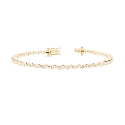 Yellow Gold Diamond Bracelets