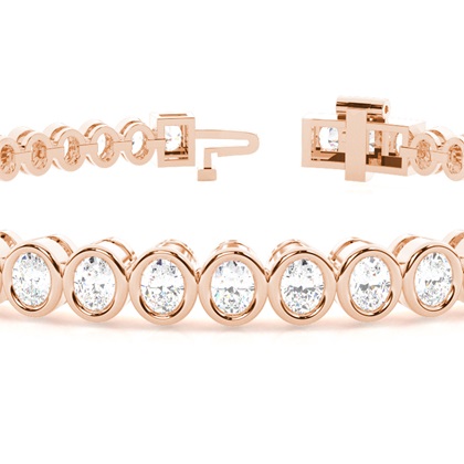 Ovales Tennisarmband