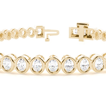 Ovales Tennisarmband