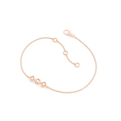 Krappenfassung Zartes Kettenarmband