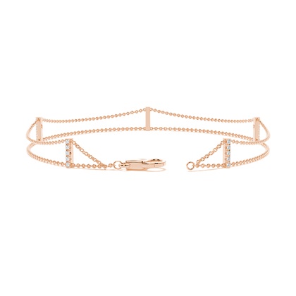 Rose Gold Diamond Bracelets