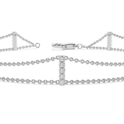 Round Diamond Chain Bracelets