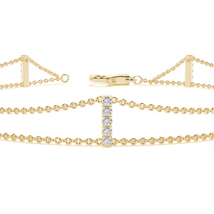 Yellow Gold Chain Bracelets