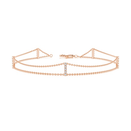 Rose Gold Diamond Bracelets