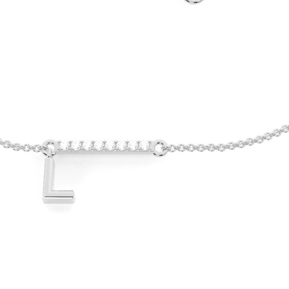 Zarte Buchstaben L ArmLette