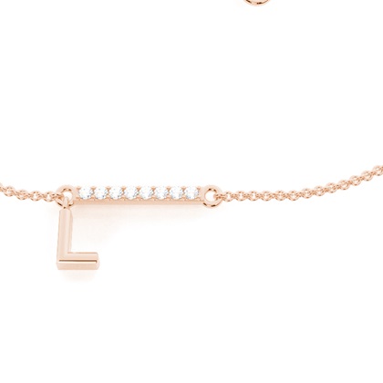 Zarte Buchstaben L ArmLette