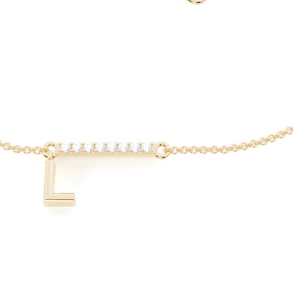 Zarte Buchstaben L ArmLette