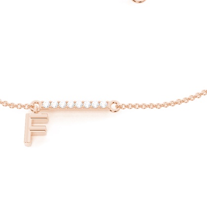 Rotgold Diamant Armbänder