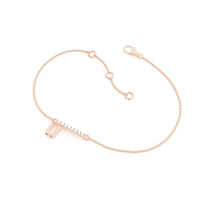 Rose Gold Chain Diamond Bracelets
