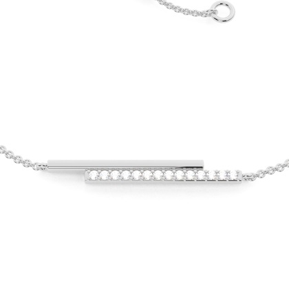 Silver Diamond Bracelets