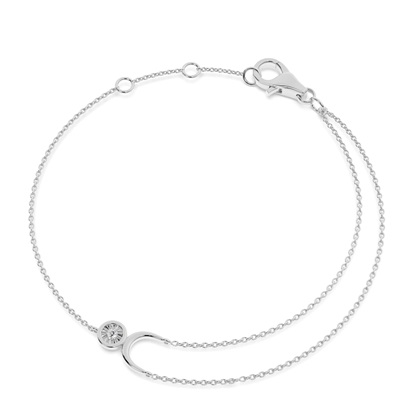Illusion Setting Delicate Chain Bracelet