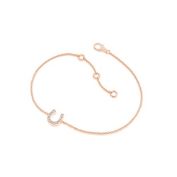 Hufeisen Zarte Diamant Armkette