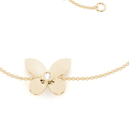 Yellow Gold Chain Bracelets