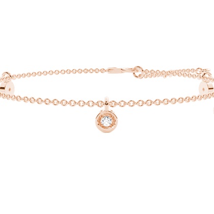 Rotgold Zierliche Armbänder