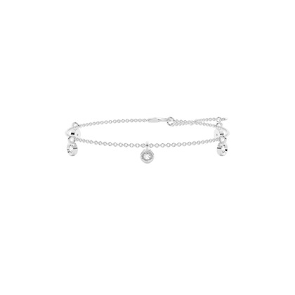 Danggling Diamond Delicate Chain Bracelet