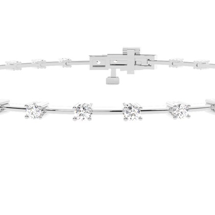 Station Tennis Bracelet
