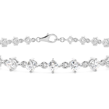 Infinity Linked Tennis Bracelet
