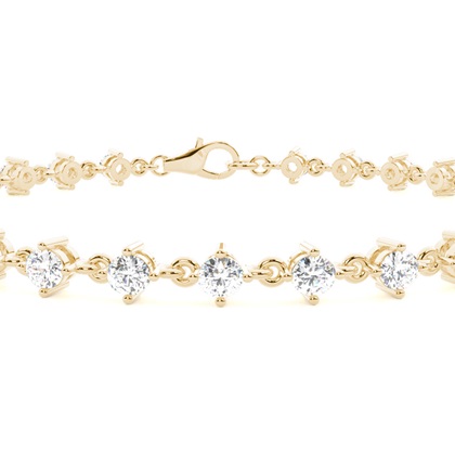 Infinity Linked Tennis Bracelet