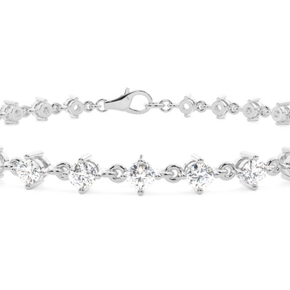Infinity Linked Tennis Bracelet