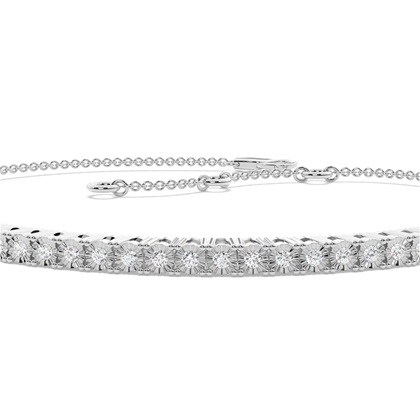 Tennisarmband in Illussions-Fassung