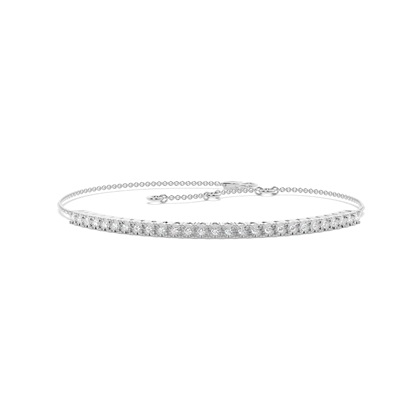 Illusion set Tennis look Chain Bracelet