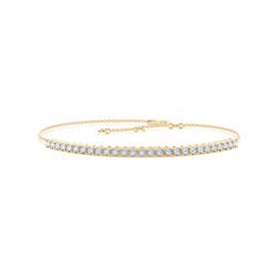 Illusion set Tennis look Chain Bracelet