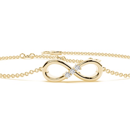 Yellow Gold Chain Bracelets