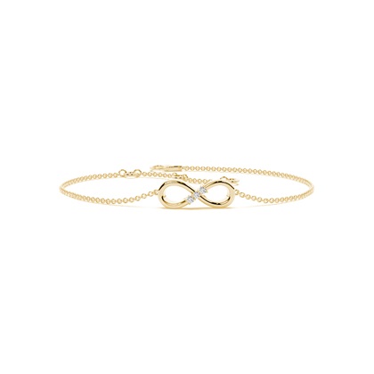 Infinity Diamond Dainty Chain Bracelet