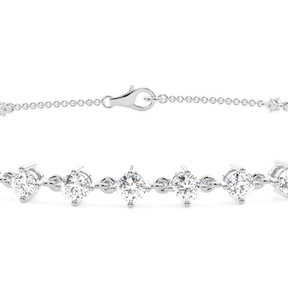 Infinity Linked Tennis Bracelet