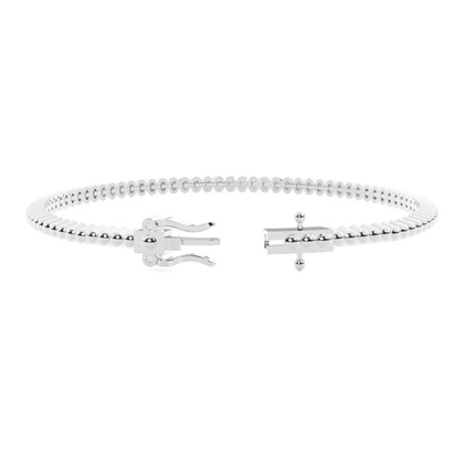 Silver Diamond Bracelets