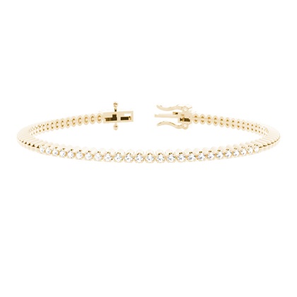 Yellow Gold Evening Diamond Bracelets